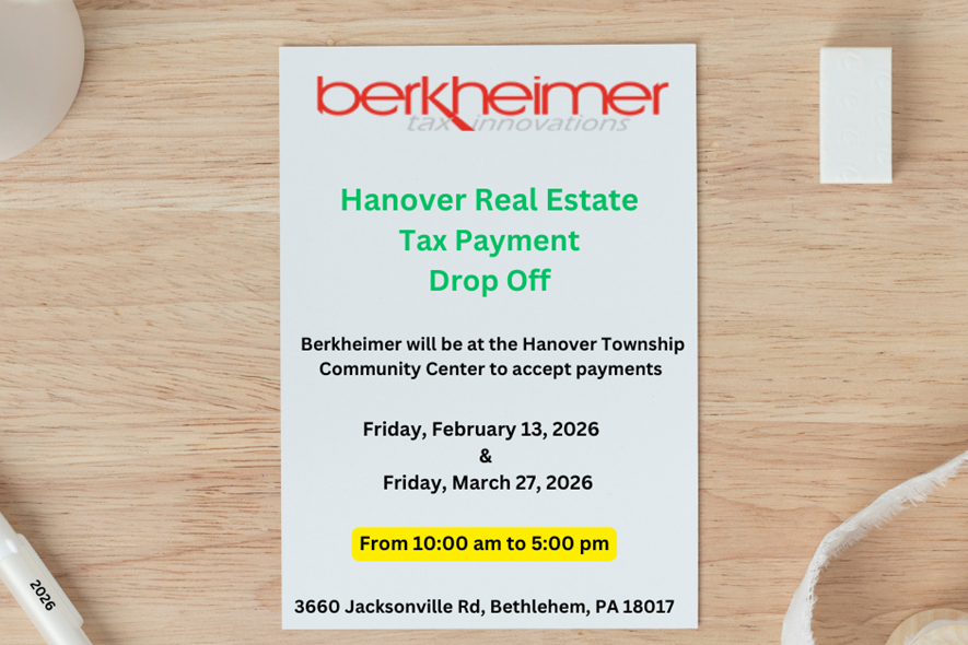 Berkheimer Tax Payment Drop Off!