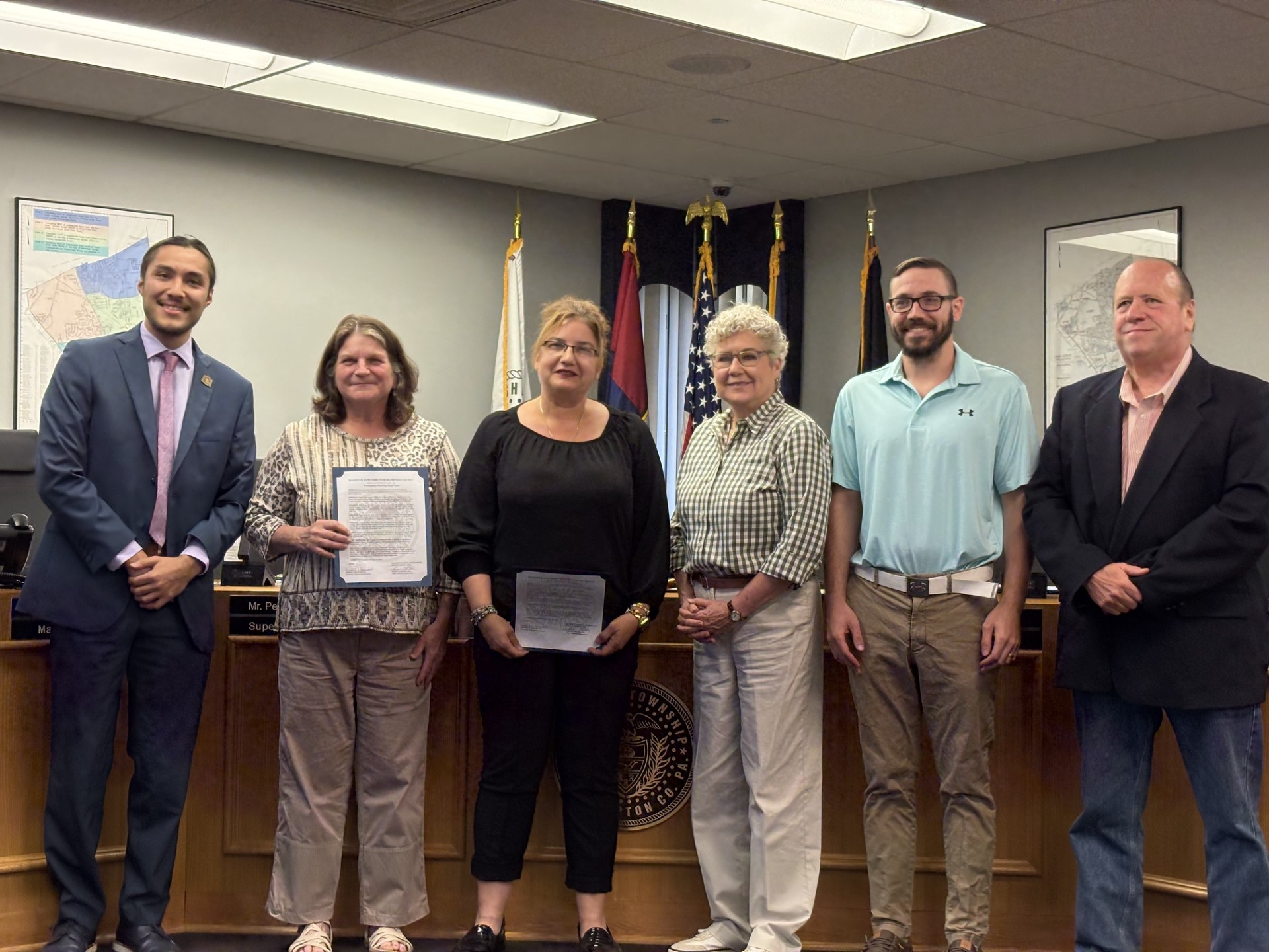 Hanover Township Recognizes Retiring Educators